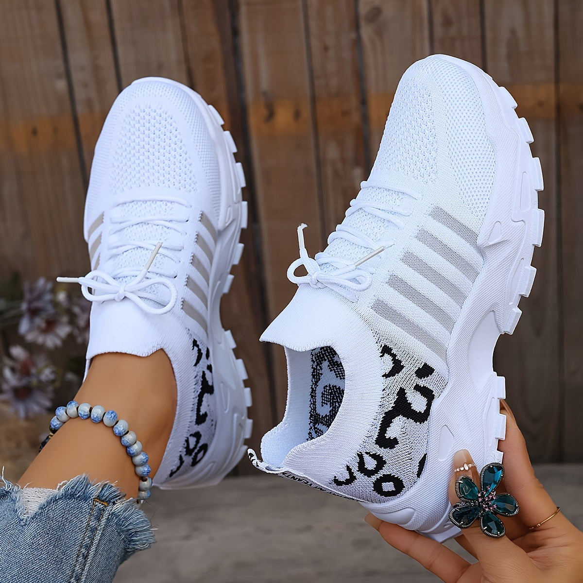 Women's Breathable Mesh Sports Shoes by Lightweight Brand