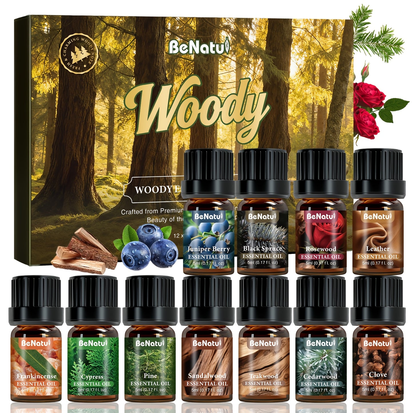Beach Themed Essential Oil Set For Diffuser And Candles