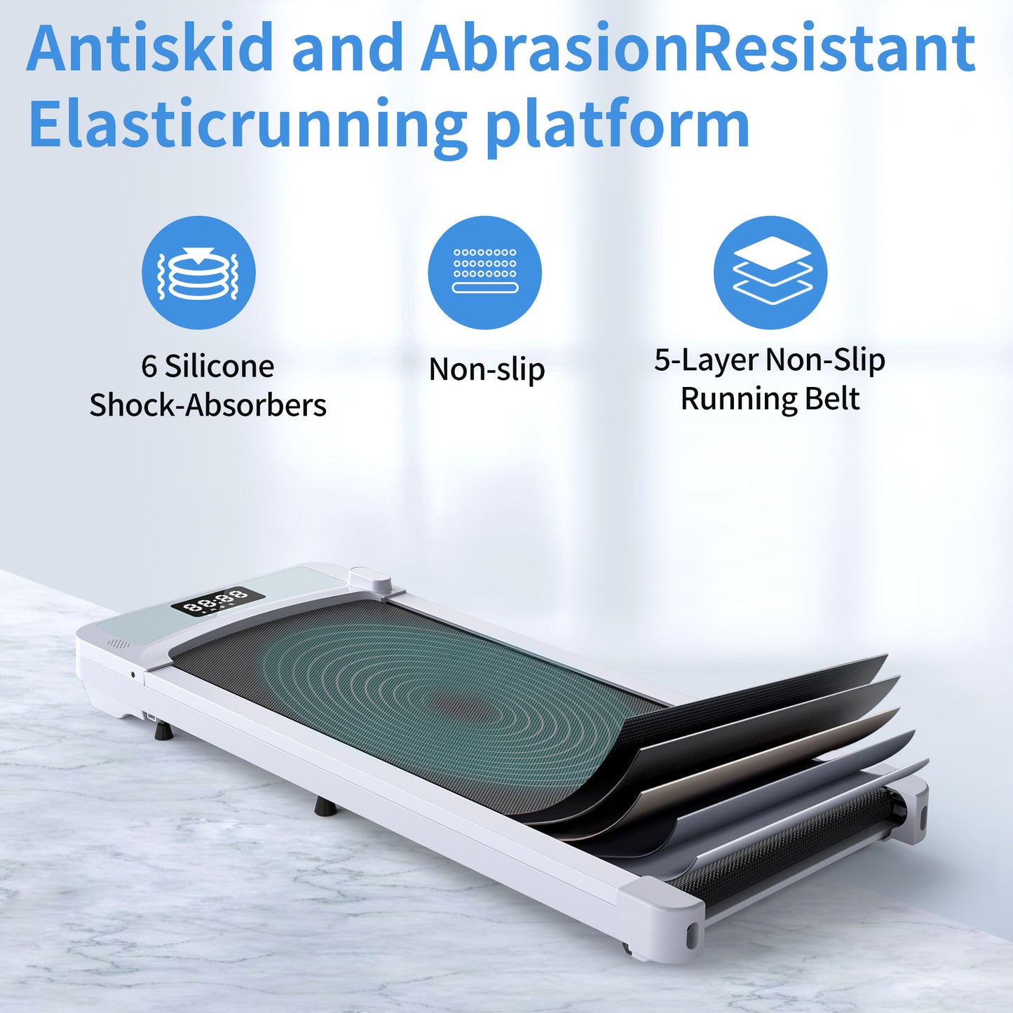 Upreign 3 In 1 Portable Treadmill Walking Pad With Incline