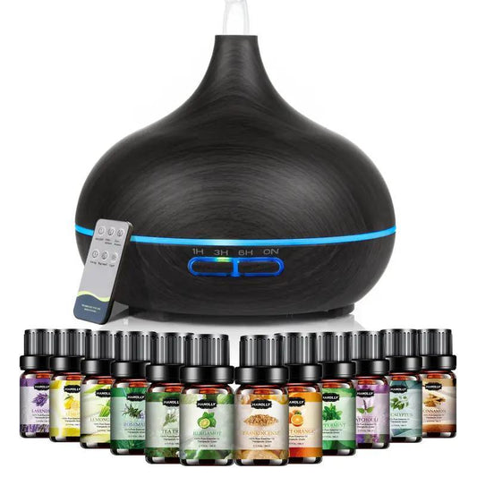 TOTATUIT Essential Oil Diffuser with Remote Control and Oils