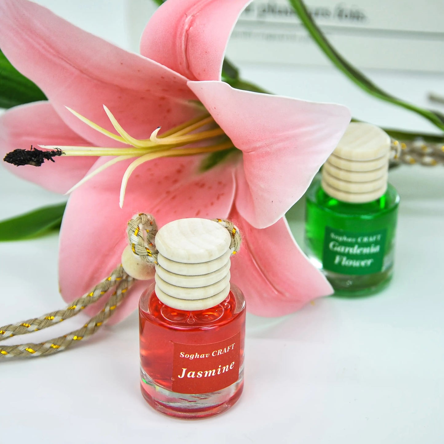 Teakwood Car Air Freshener Long Lasting Diffuser Scent