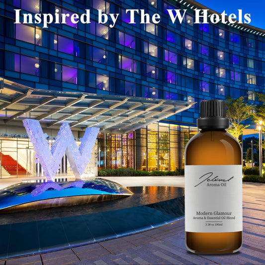 W Hotel-Inspired Luxury Essential Oil Blend - Pure Aromatherapy with Rose & Cedarwood, Perfect for Home Ambiance & Diffusers - Revitalize Mind Body