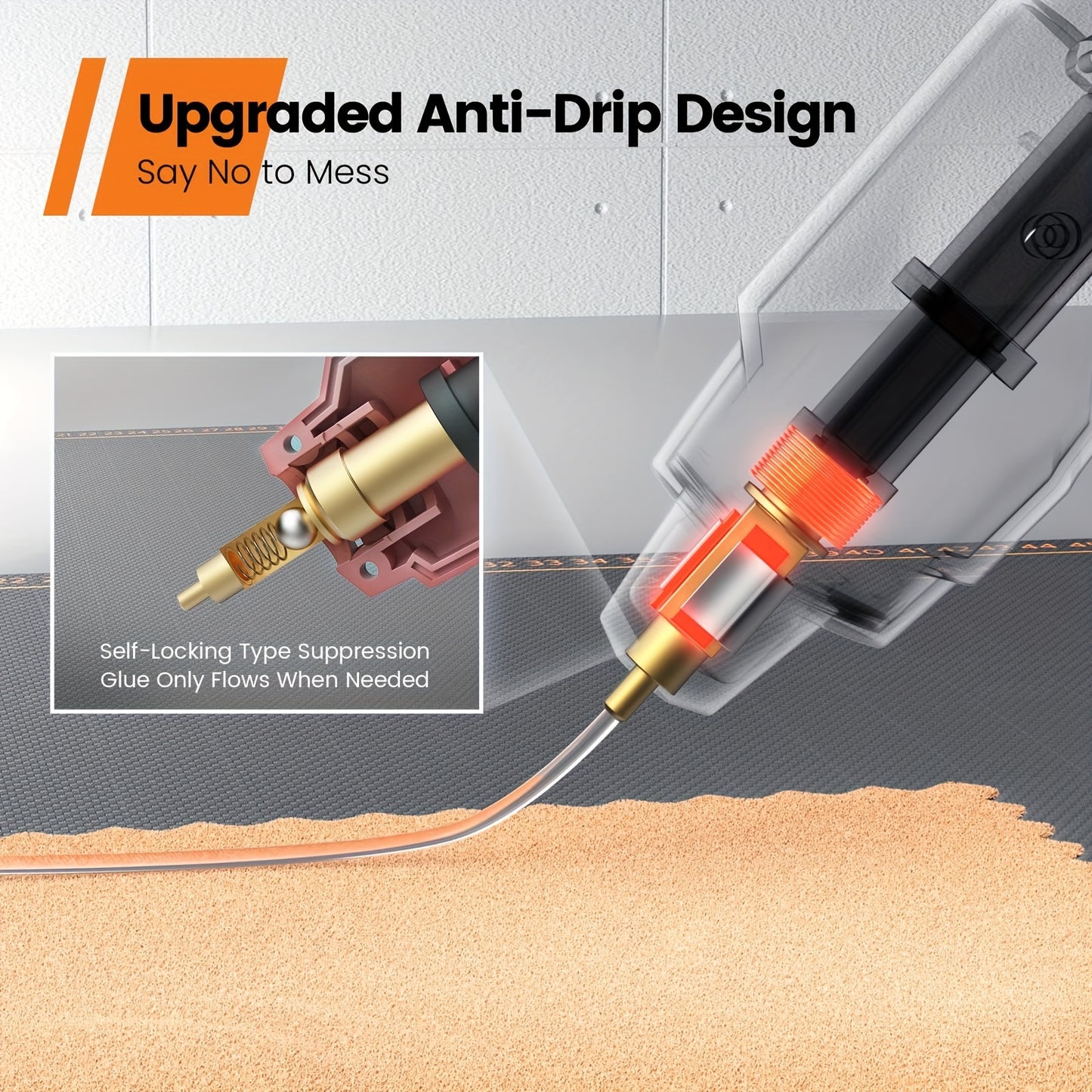 Gogonova USB Rechargeable Glue Gun With 25 Sticks Ideal Gift