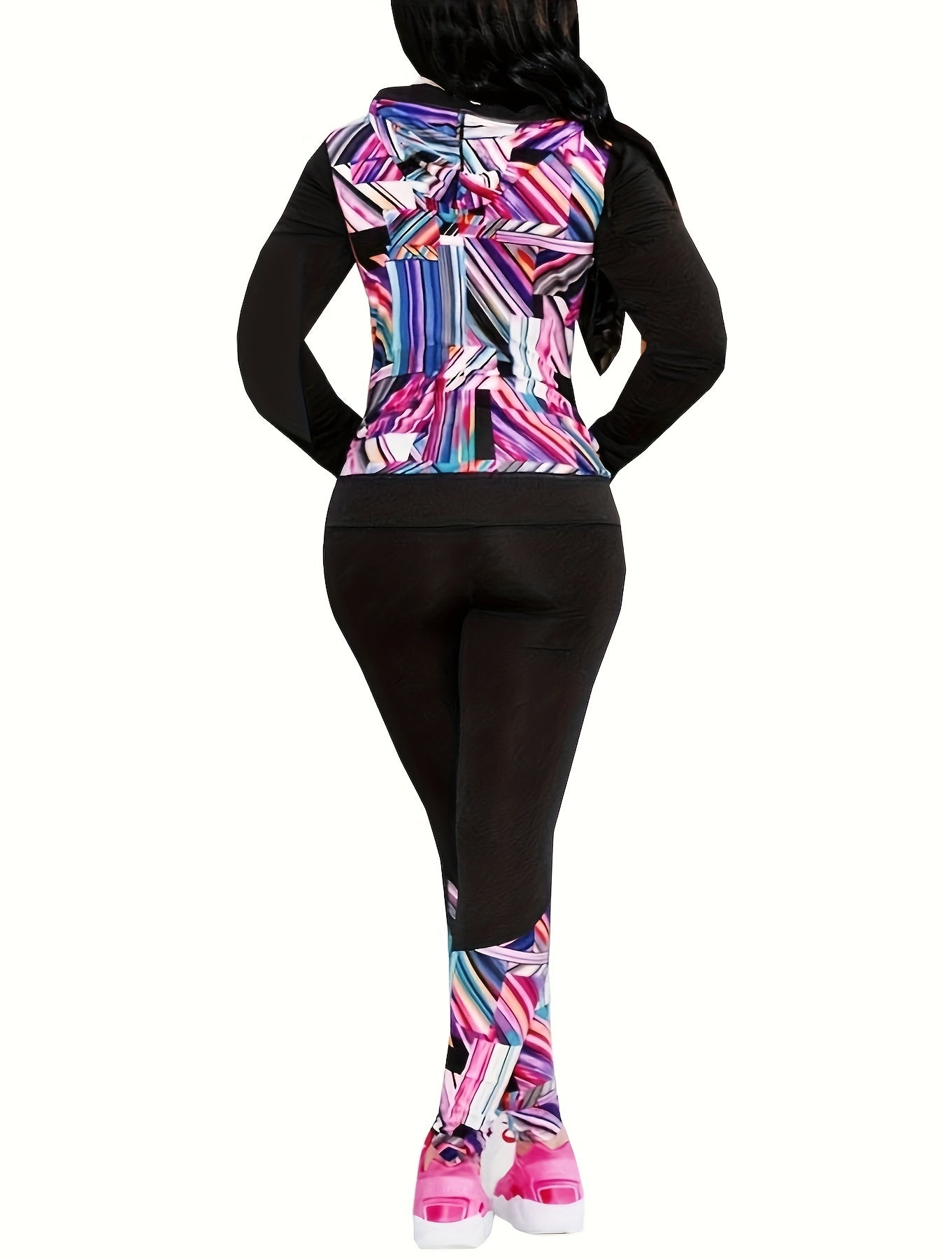 KANSOON Womens Tracksuit Set Long Sleeve Zip Hoodie Pants - Revitalize Mind Body