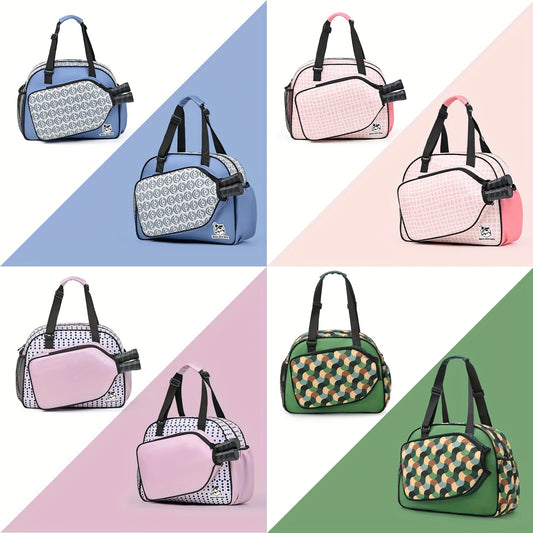 Pickleball Paddle And Equipment Bag With Padded Storage