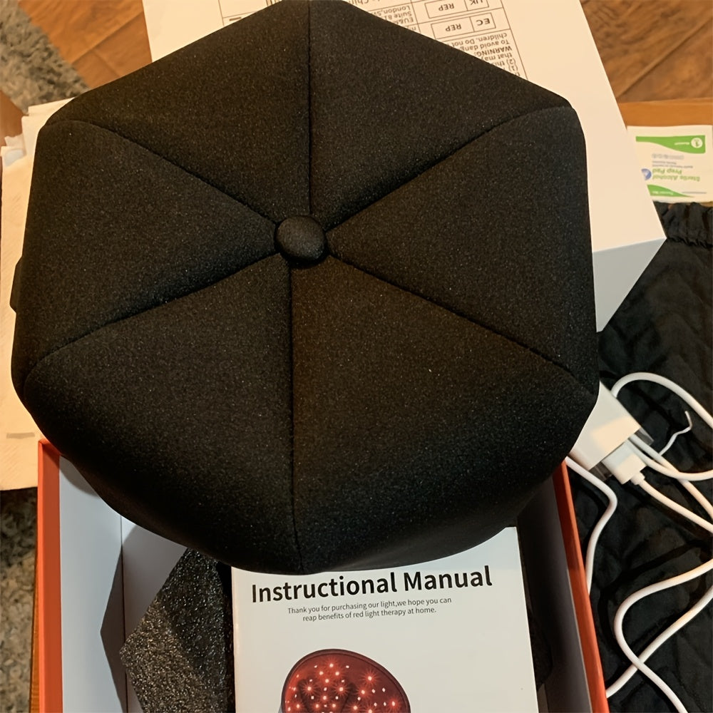 CABPAY Red Light Therapy Cap 660nm 830nm Infrared 120LED