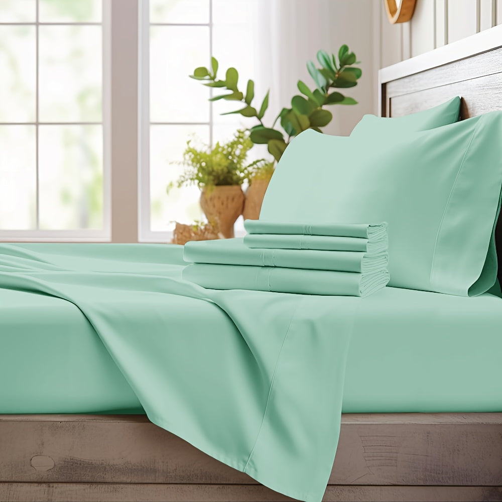 Cooling Bamboo Bed Sheet Set 2000TC Ultra Soft All Season