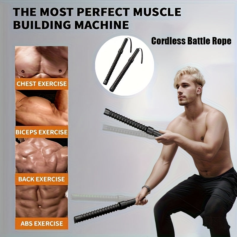 Revitalize Mind Body Heavy Duty Battle Ropes 2 Pack