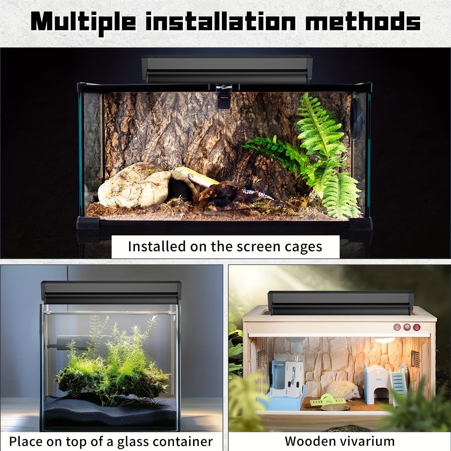 39W T5 UVB Reptile Light Kit ETL Certified With Reflector