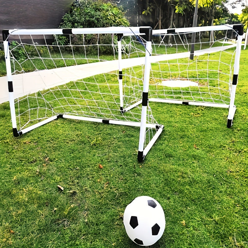 Foldable Soccer Door Frame Net Kit With Detachable Training Equipment