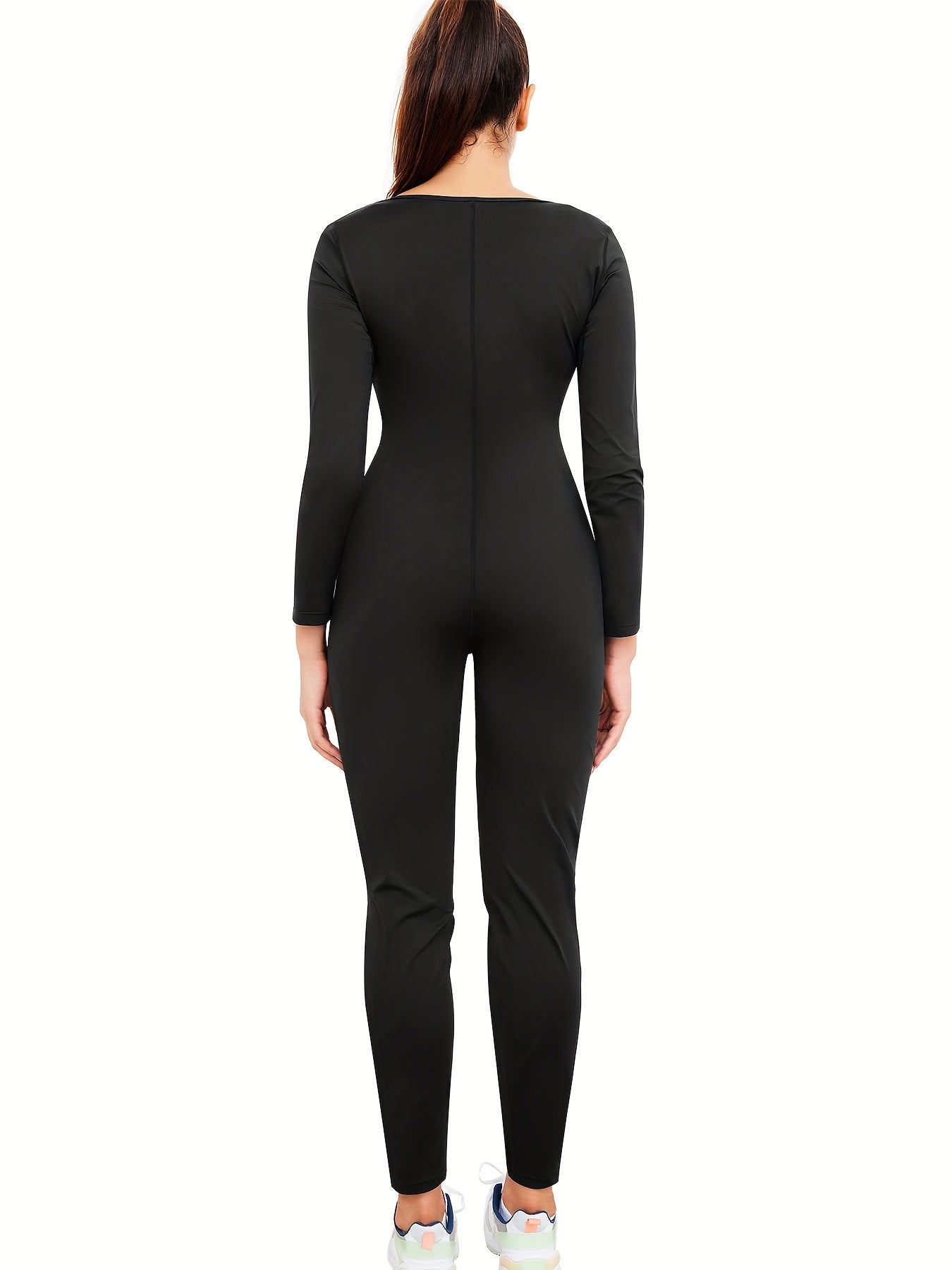 Junlan Women's Sauna Jumpsuit for Effective Workout Performance - Revitalize Mind Body
