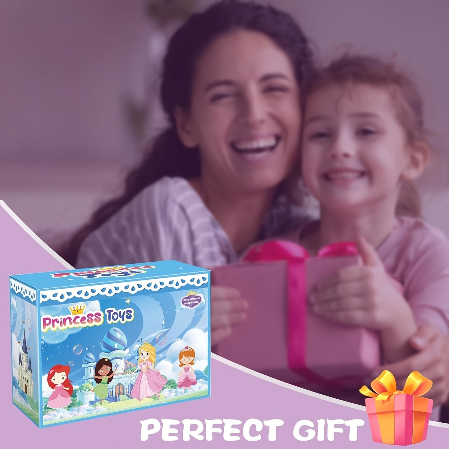 Disney Princess 24 Piece Premium Fashion Toy Set Collection