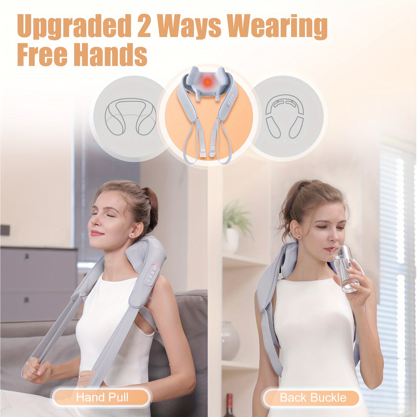 Newly Upgraded Rechargeable Shoulder And Neck Massager