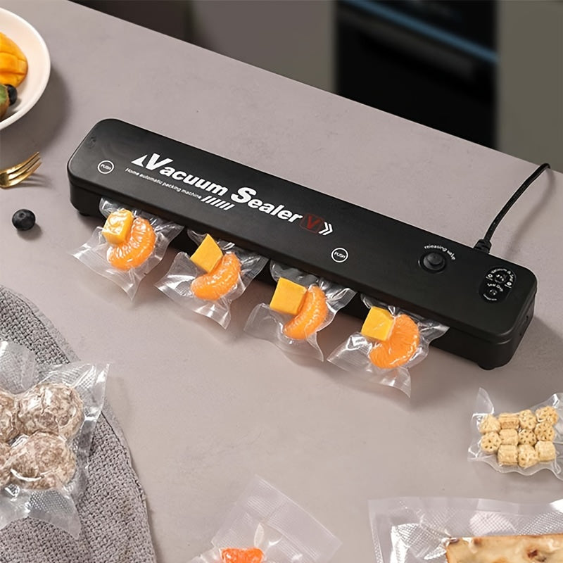 [Vacuum Sealing Machine] 50 Pcs Vacuum Sealing Machine And Food Storage Bag Sealing Machine, 1+ Mini Food Packaging Storage Heat Sealing Machine, 2 Modes, With 50 Food Storage Bags, Suitable For Home Kitchen, Commercial Use, - Revitalize Mind Body