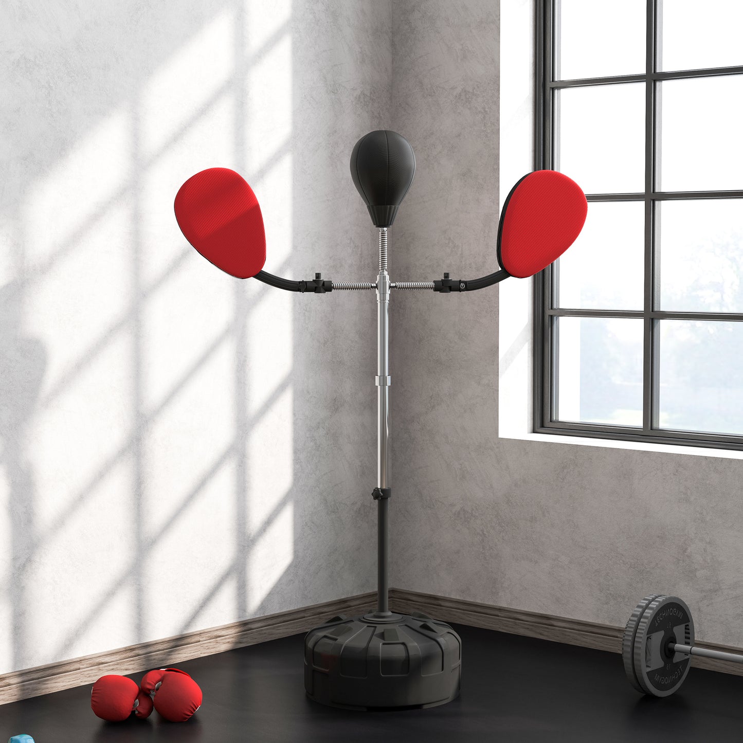 SOOZIER 3-In-1 Boxing Bag With Stand And Target Arms
