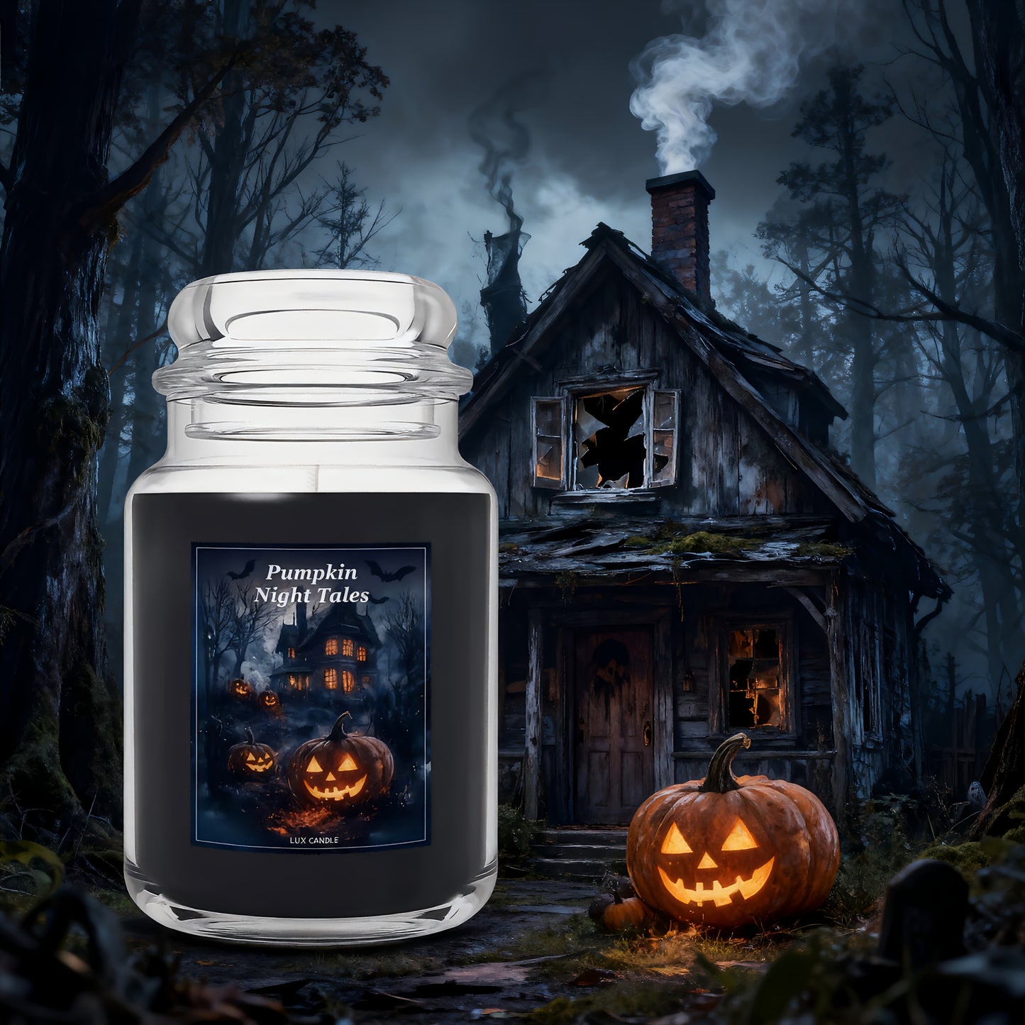 SEARVGRH 80 Hours Long Burning Halloween Candle Gift