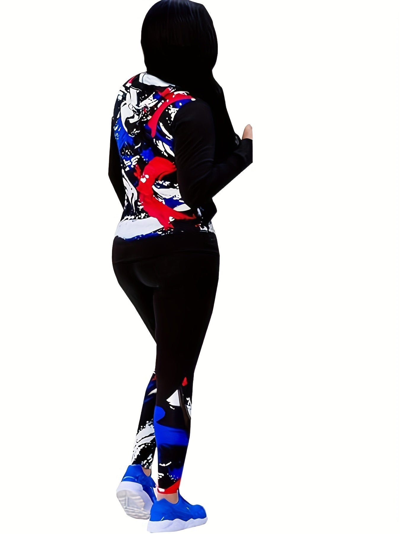 KANSOON Womens Tracksuit Set Long Sleeve Zip Hoodie Pants - Revitalize Mind Body