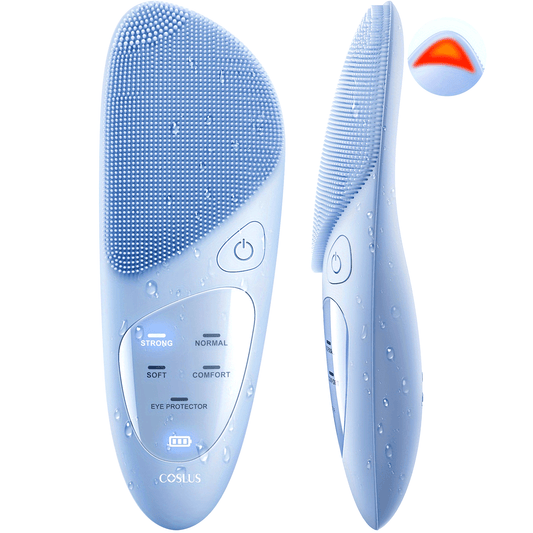 COSLUS Facial Cleansing Brush Silicone Face Scrubber