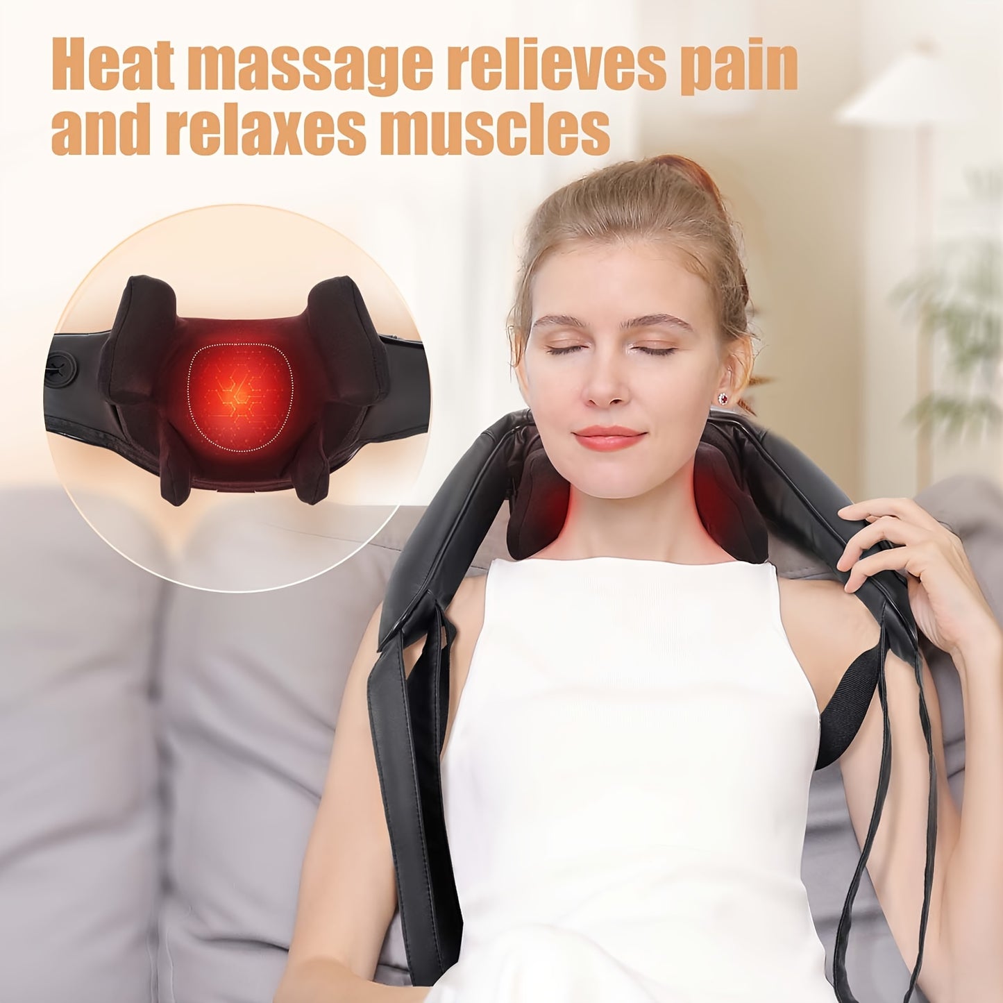 Newly Upgraded Rechargeable Shoulder And Neck Massager