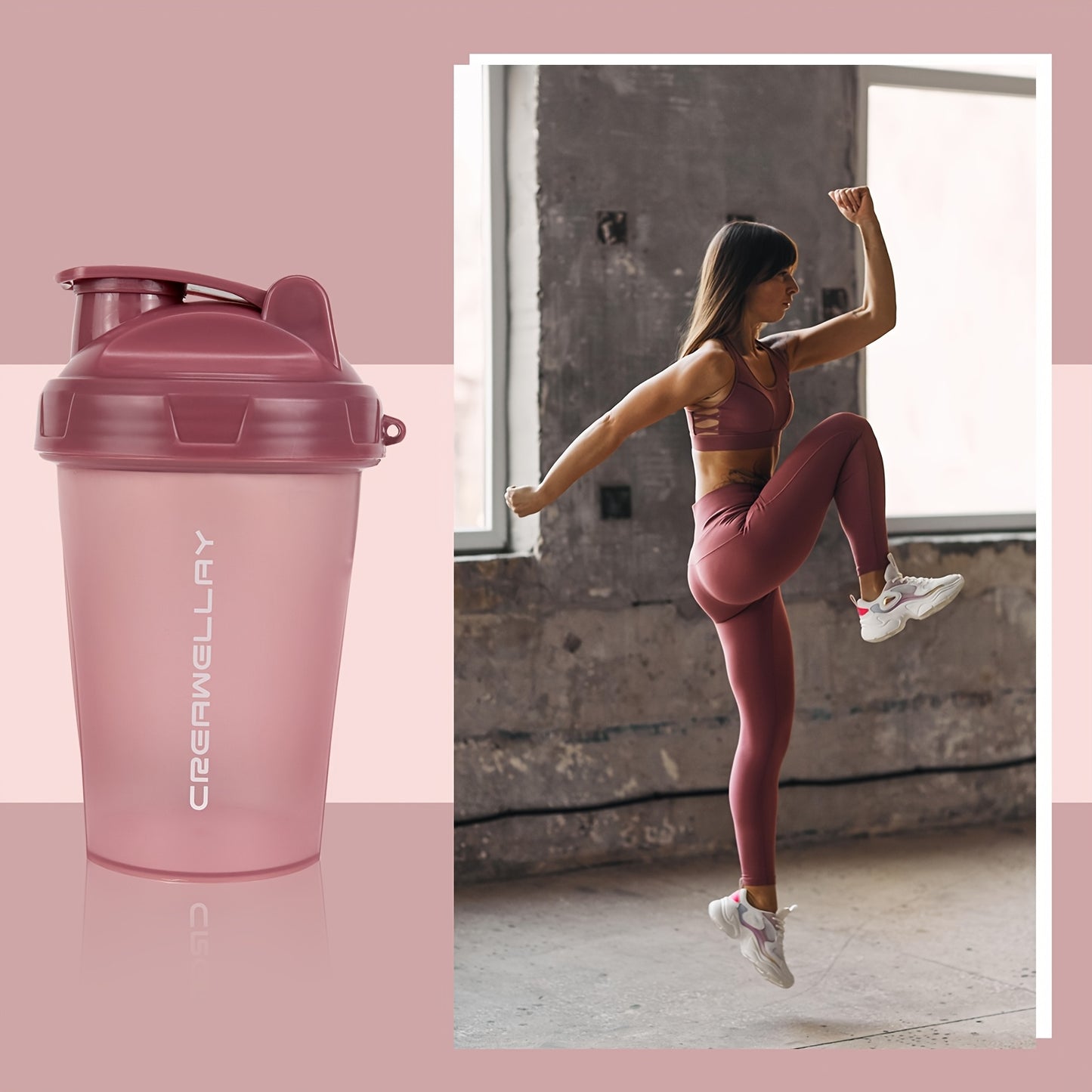 Protein Shaker Cup BPA Free Leak Proof Mixing Ball - Revitalize Mind Body