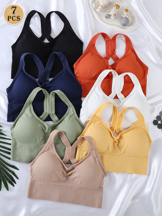 JOINBUY Women's High Support Seamless Sports Bra With Removable Pads - Revitalize Mind Body