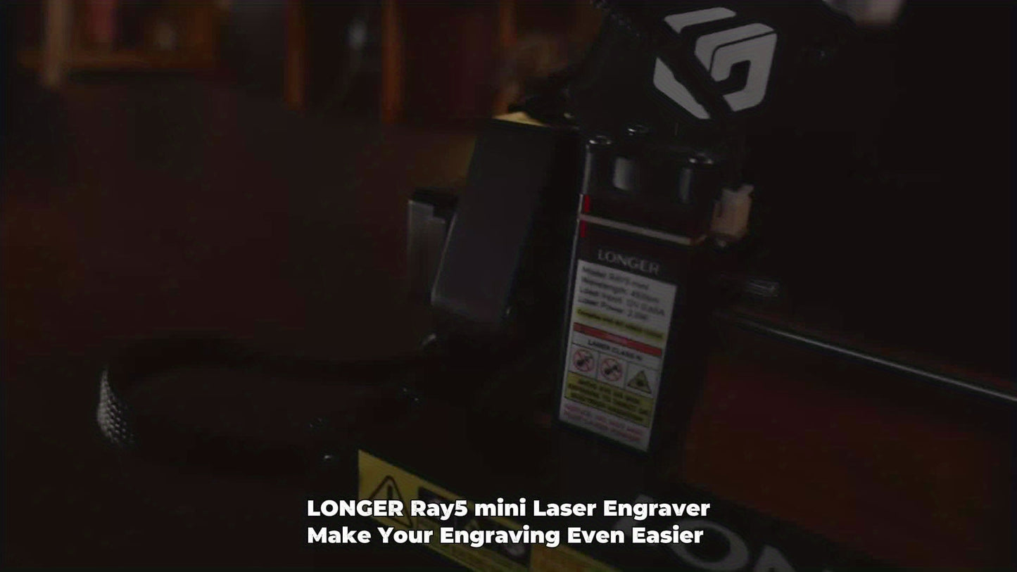 Longer Ray5mini 2.5W Laser Engraver High Precision