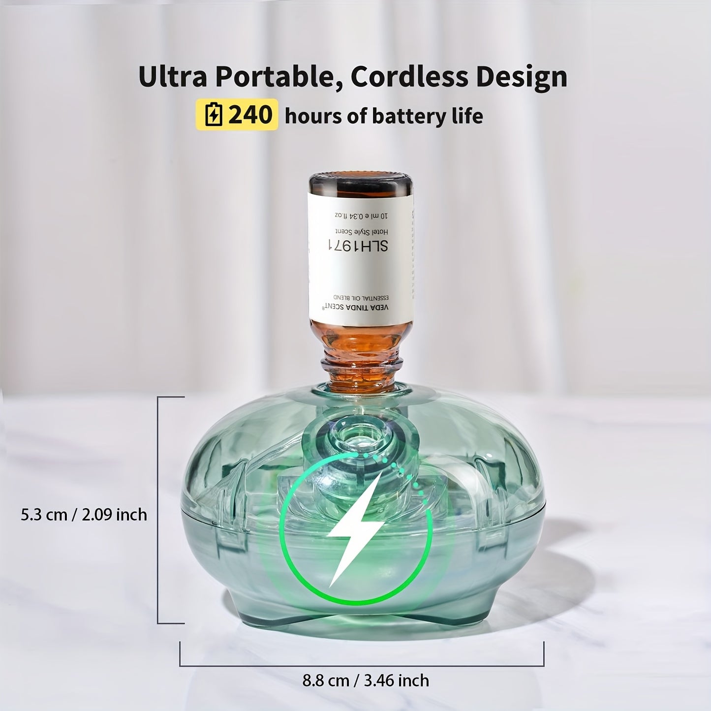 Veda Tinda Scent Aromatherapy Essential Oil Diffuser Set