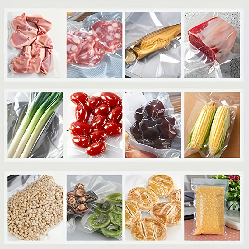 50pcs Food Vacuum Bags, Vacuum Sealing Machine Packaging Bags, Used For Kitchen Storage And Food Preservation, Kitchen Accessories, Suitable For Vacuum Storage And Food Preparation, Anti Odor And Leak Proof, Refrigerator Pres - Revitalize Mind Body