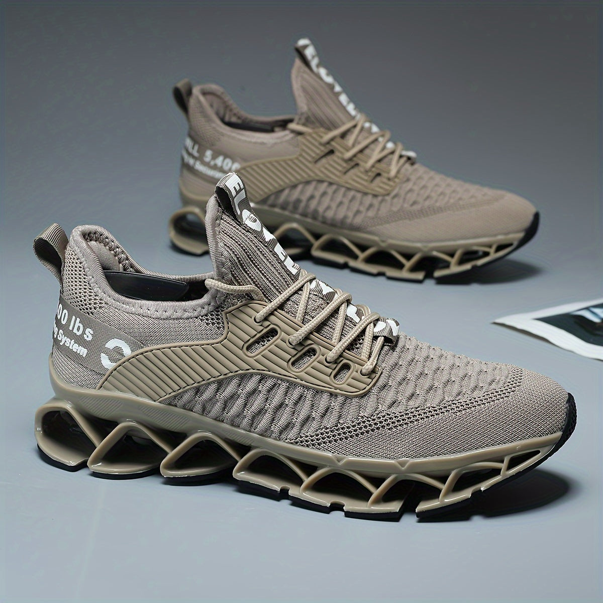 Men's Casual Lace Up Running Shoes by Unbranded