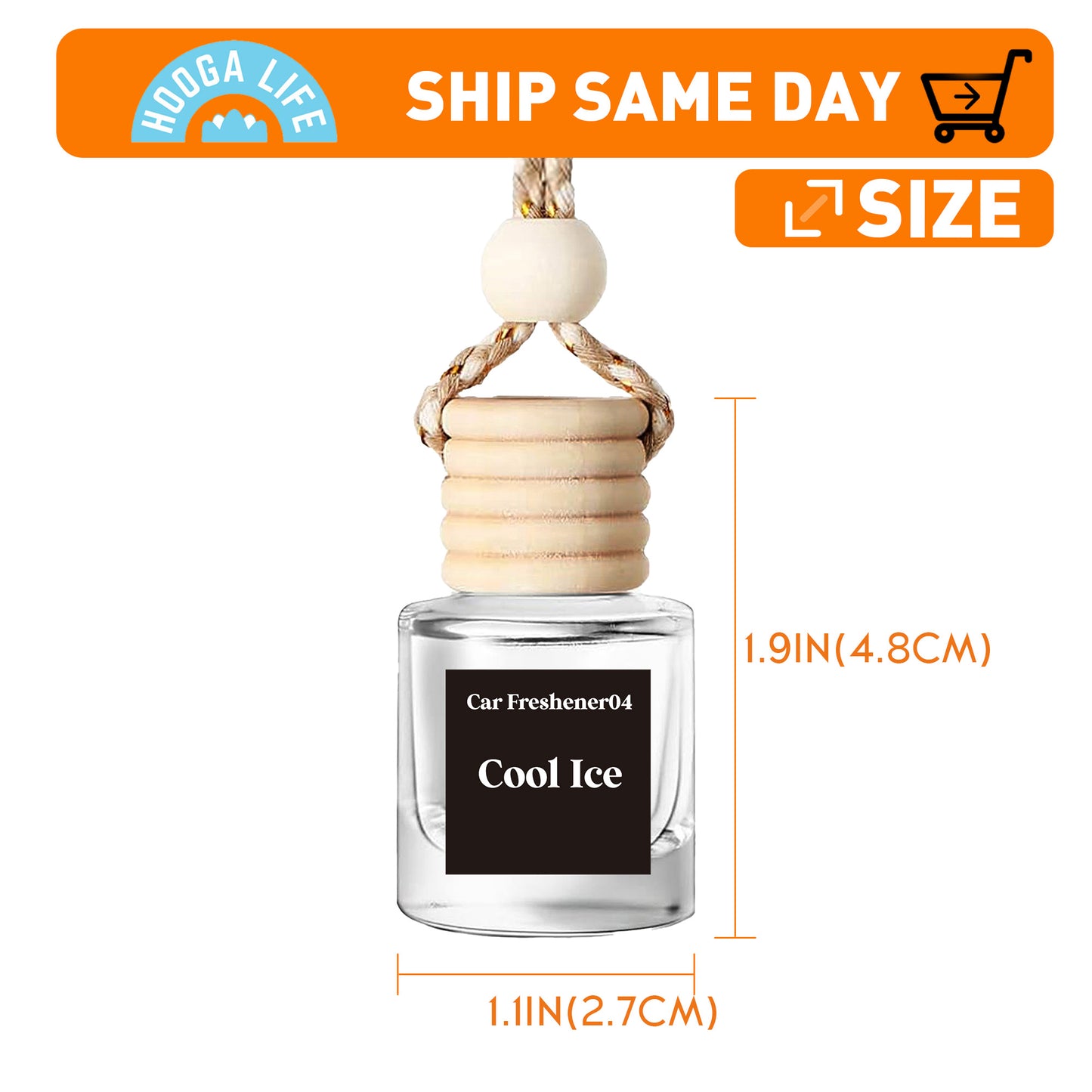 Hoogalife 4 Combo Car Air Fresheners Hanging Diffuser