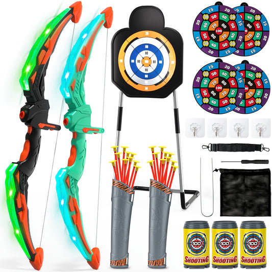 LWBDD Two Piece Archery Set With Arrows And Target