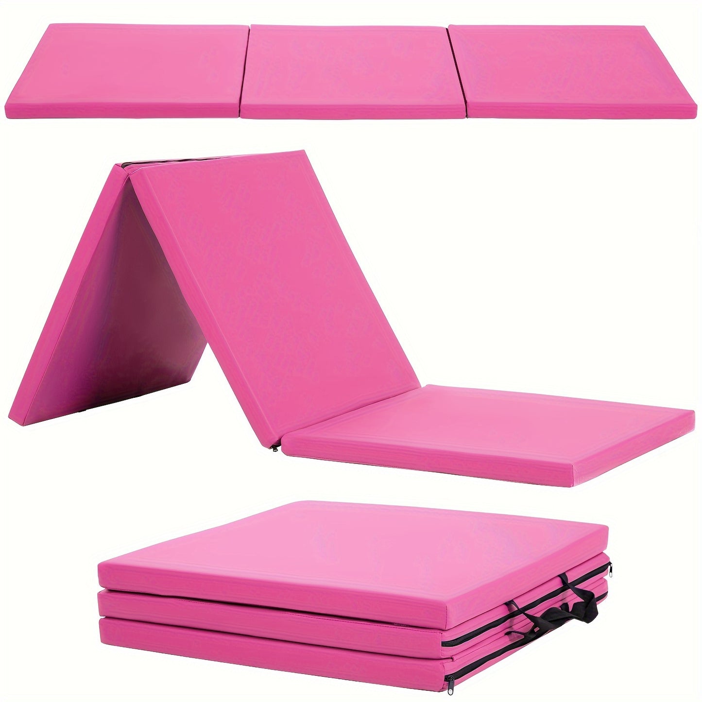 DOPINMIN 3 Fold Yoga Mat Durable NonSlip Training Essential