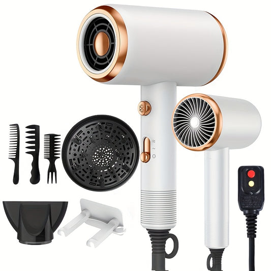 Ionic Hair Dryer With Diffuser Attachment For Fast Drying