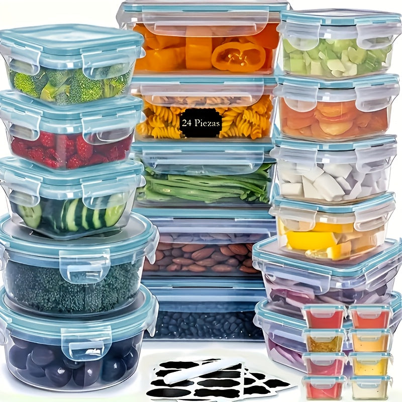 STABLO 48pc Food Storage Containers Set With Airtight Lids