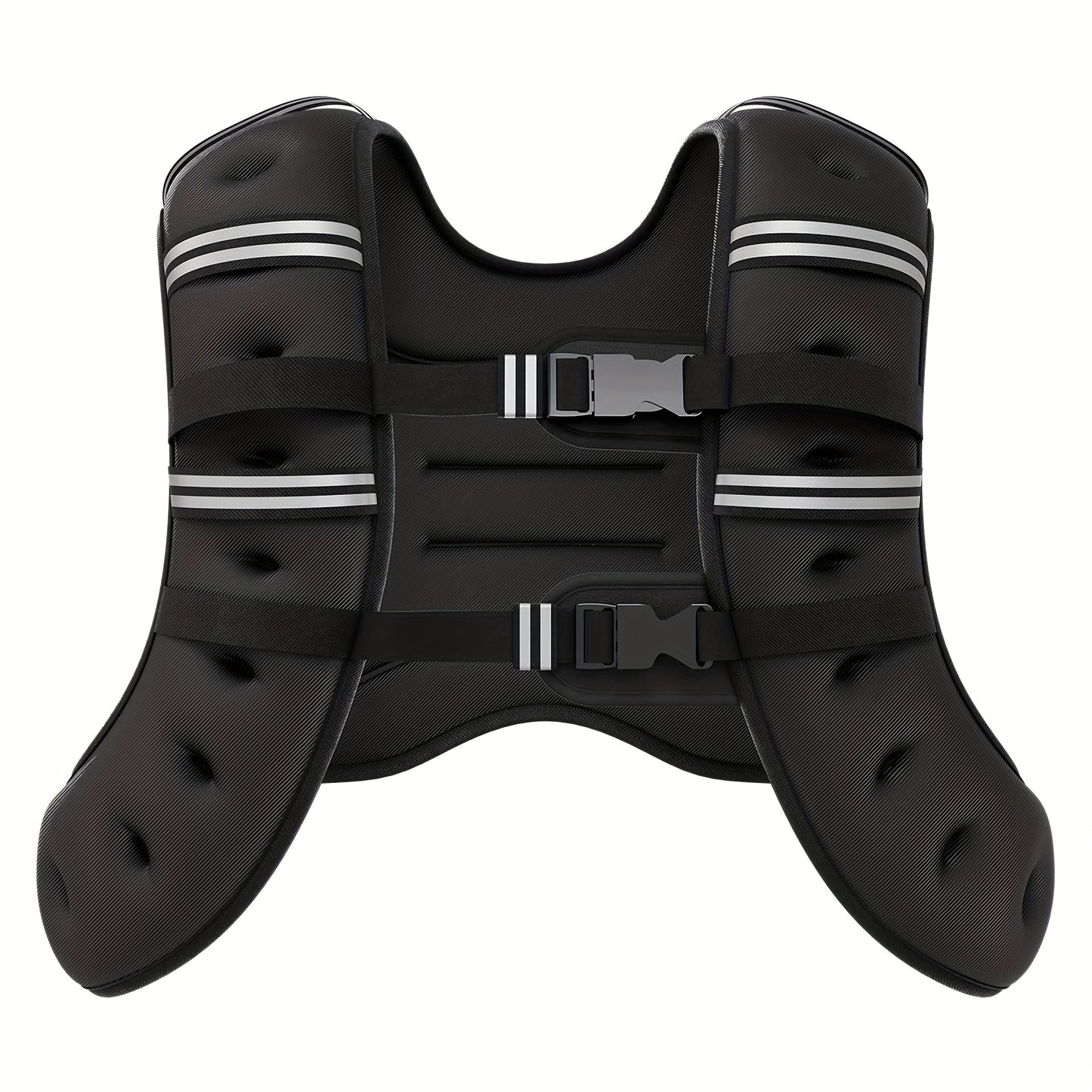 MAKIT HOME Weighted Vest With Reflective Strips And Adjustable Weights