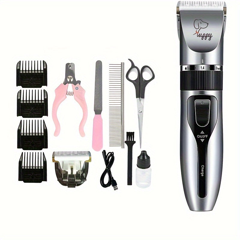 [Electric Pet Hair Trimmer] Cordless Electric Pet Hair Trimmer Set - Quiet, Suitable For Dogs And Cats - Revitalize Mind Body