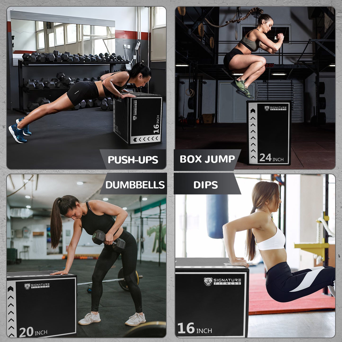 BalanceFrom 3 In 1 Rotatable Plyometric Box Jump Trainer