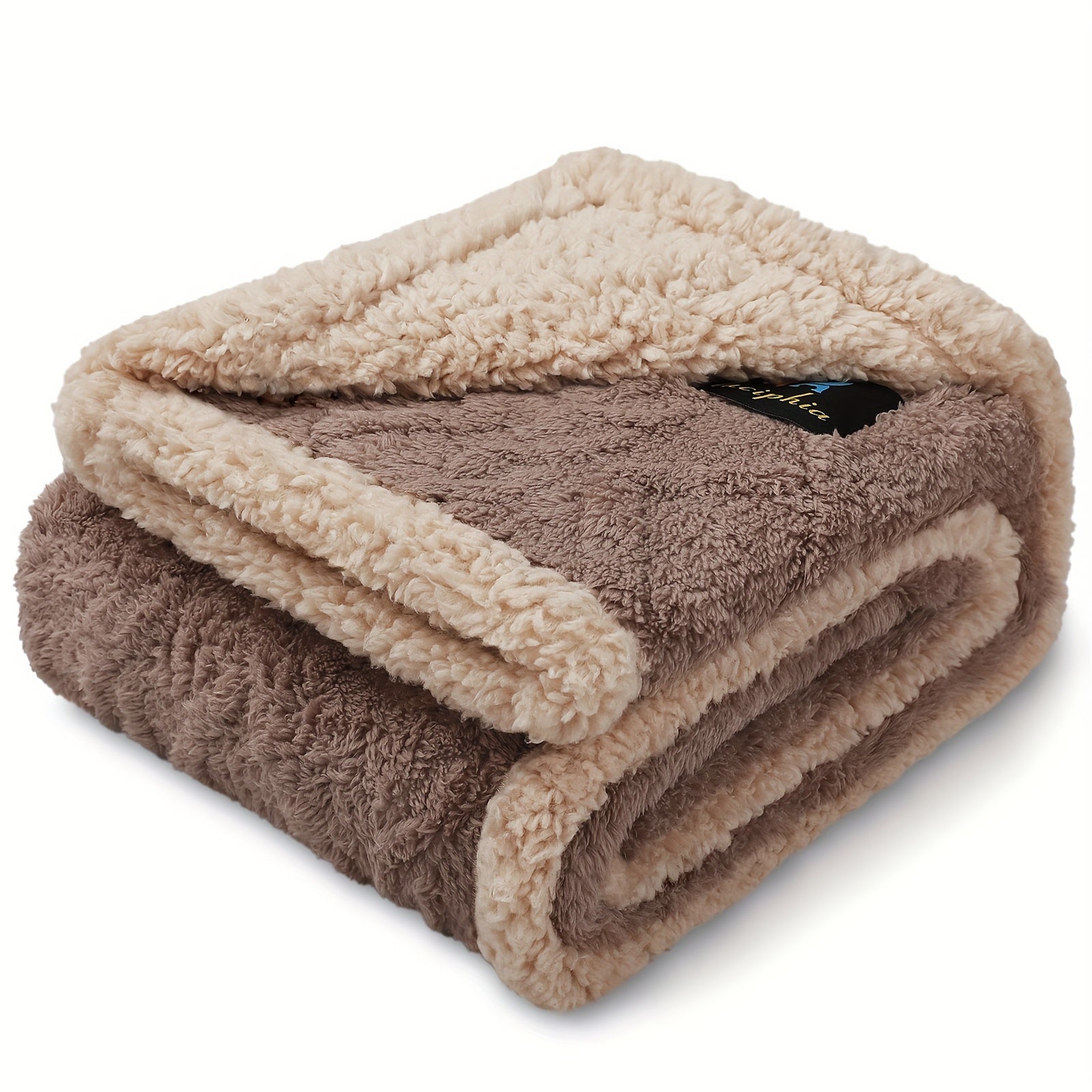 Liquid Pee Proof Pet Blanket With Reversible Sherpa Fleece - Revitalize Mind Body