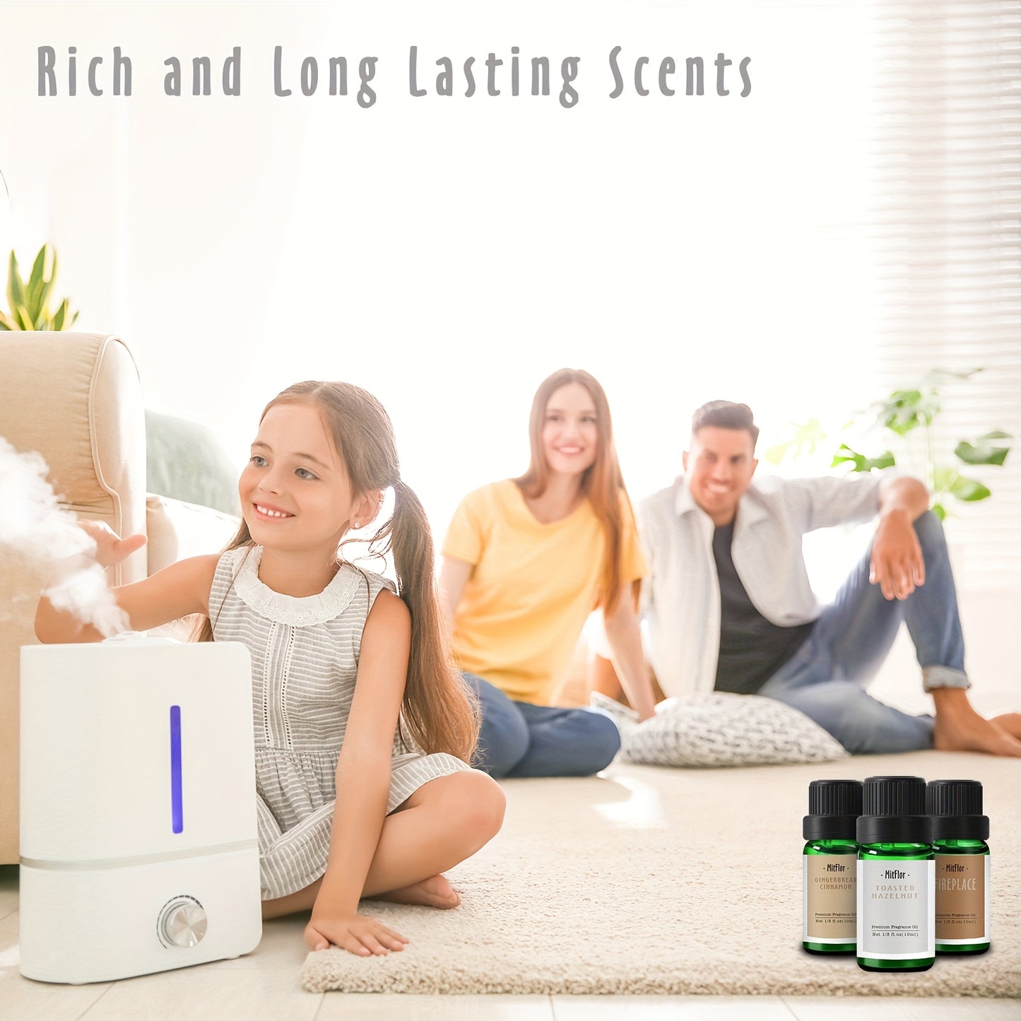 MITFLOR Winter Fragrance Oils Gift Set for Diffusers and Candles - Revitalize Mind Body