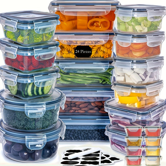 STABLO 48pc Food Storage Containers Set With Airtight Lids