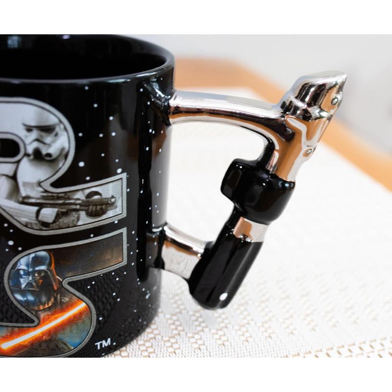 Silver Buffalo Star Wars Officially Licensed Lightsaber Handle Ceramic Mug