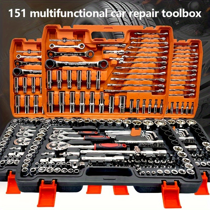 Chrome Vanadium Socket Set With Ratchet Handles And Extensions - Revitalize Mind Body