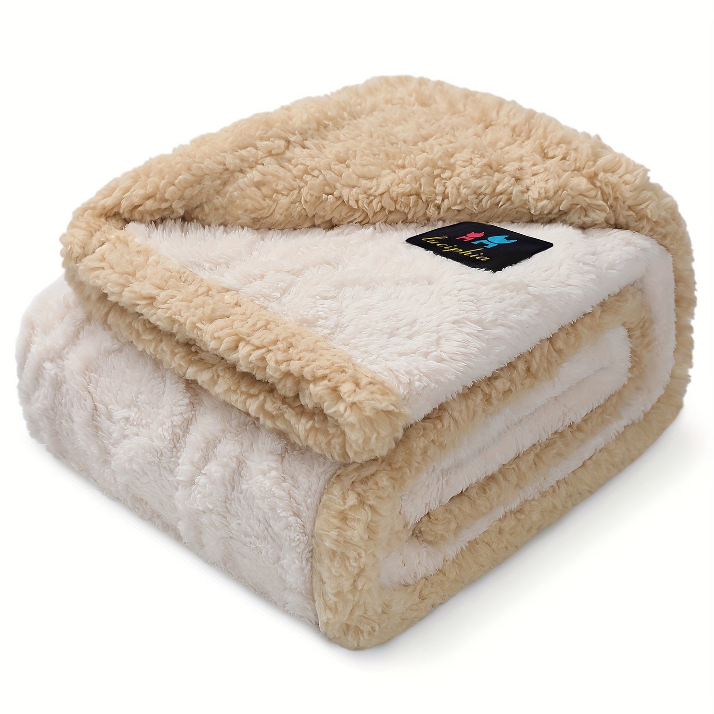 Liquid Pee Proof Pet Blanket With Reversible Sherpa Fleece - Revitalize Mind Body