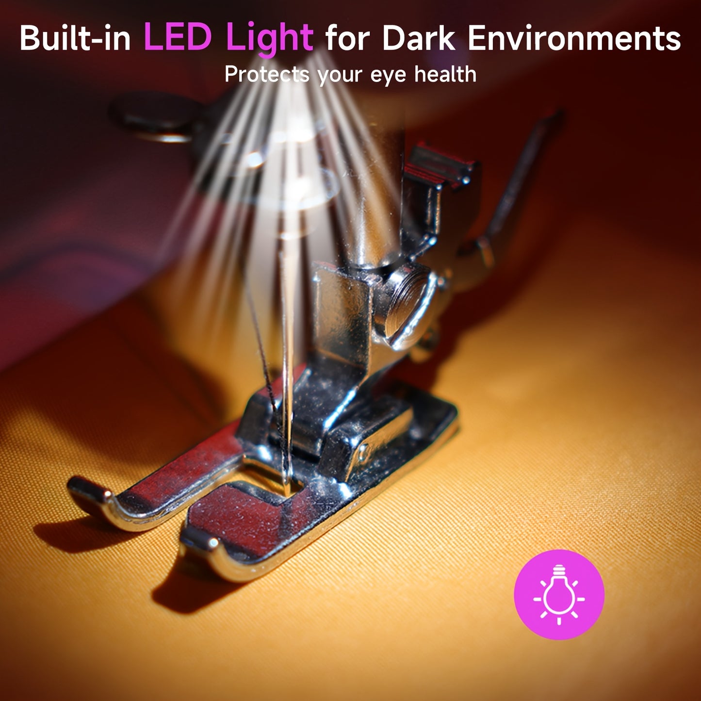 Lovewe Portable Electric Sewing Machine 12 Stitch Patterns