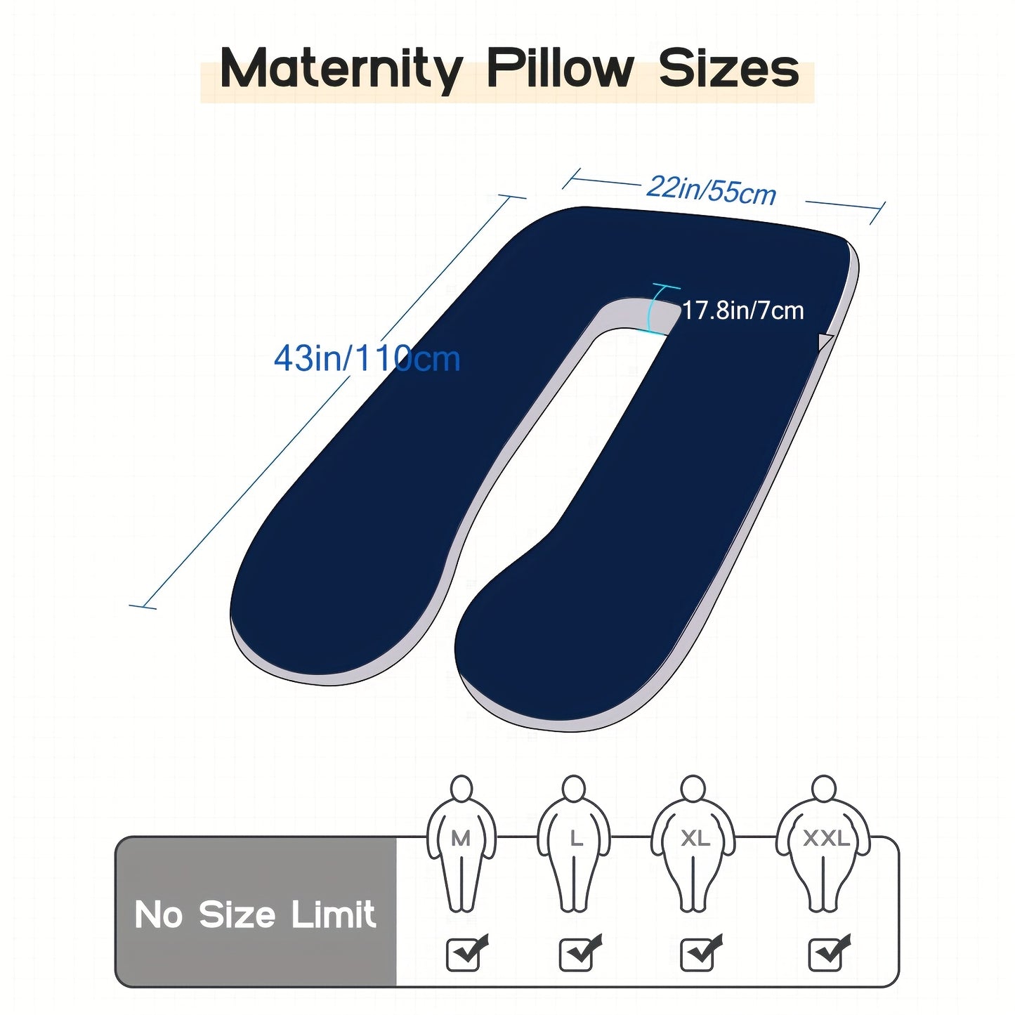 WNDY'S DREAM Body Pillow for Whole Body Support and Comfort