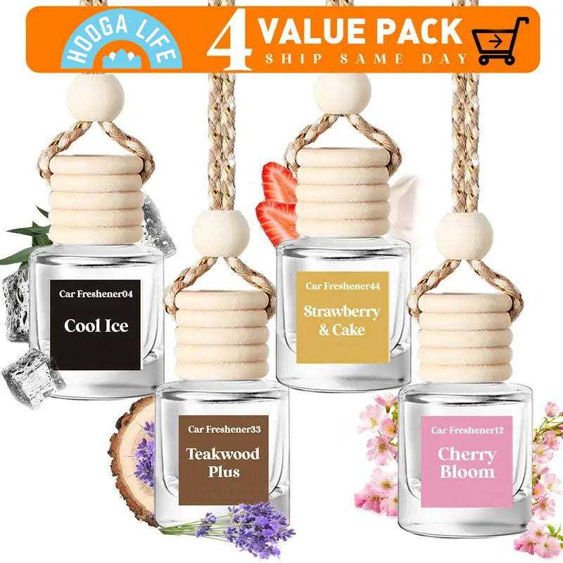 Hoogalife 4 Combo Car Air Fresheners Hanging Diffuser