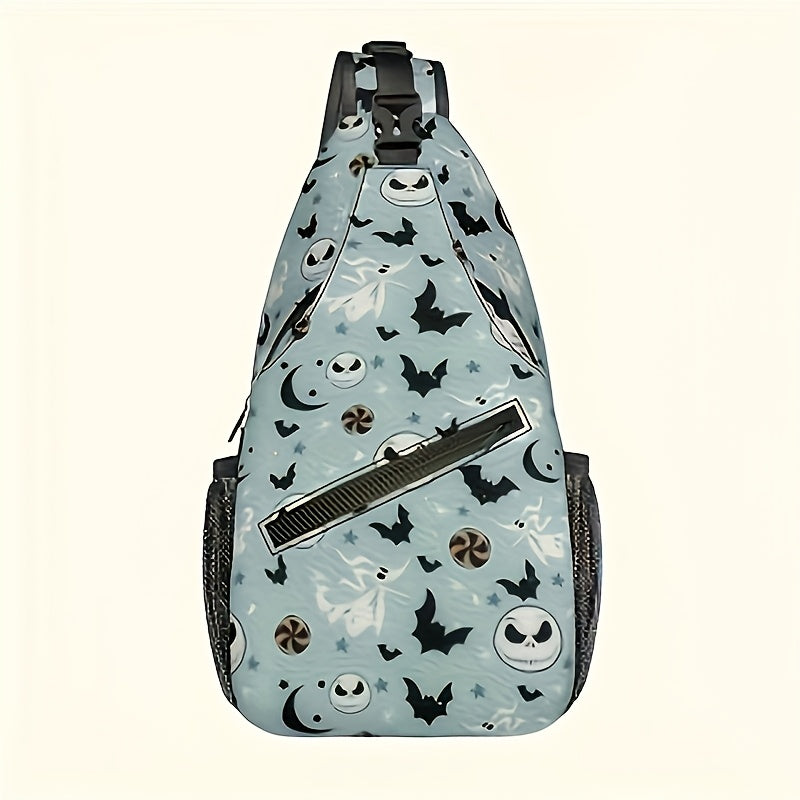 Nightmare Before Christmas Nylon Messenger Bag Large Capacity Anime Theme