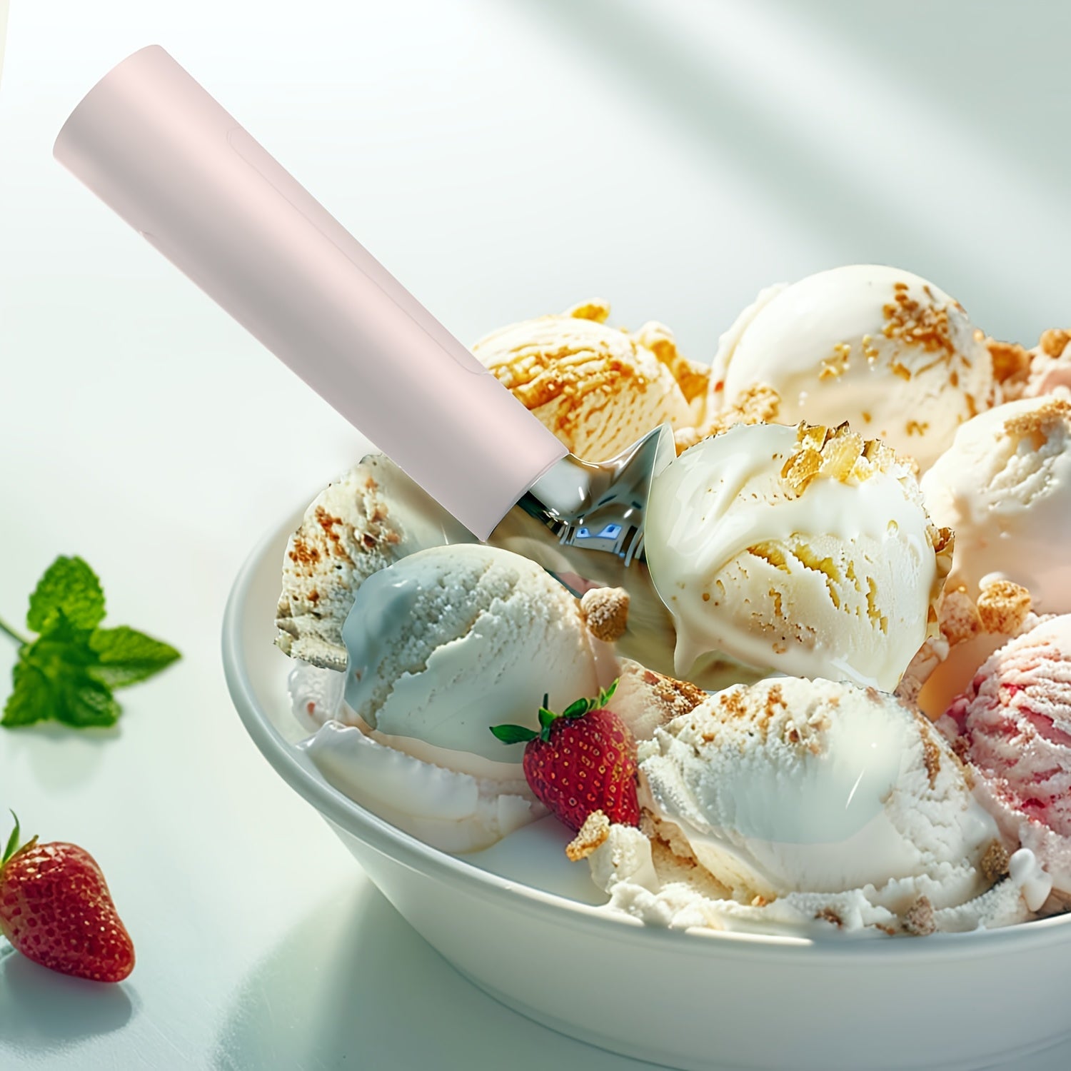 Handheld Electric Heated Ice Cream Scoop With Rechargeable Battery - Revitalize Mind Body
