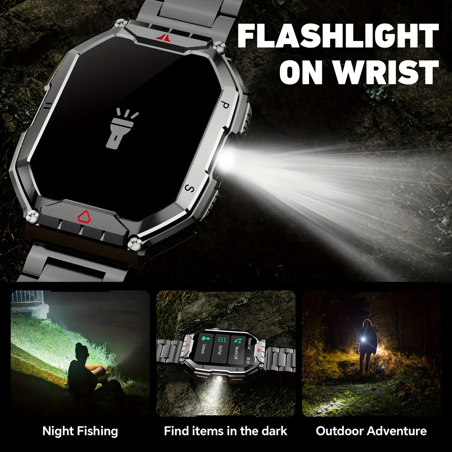 3CLOUDGE Smartwatch Android iPhone With Built In Calling