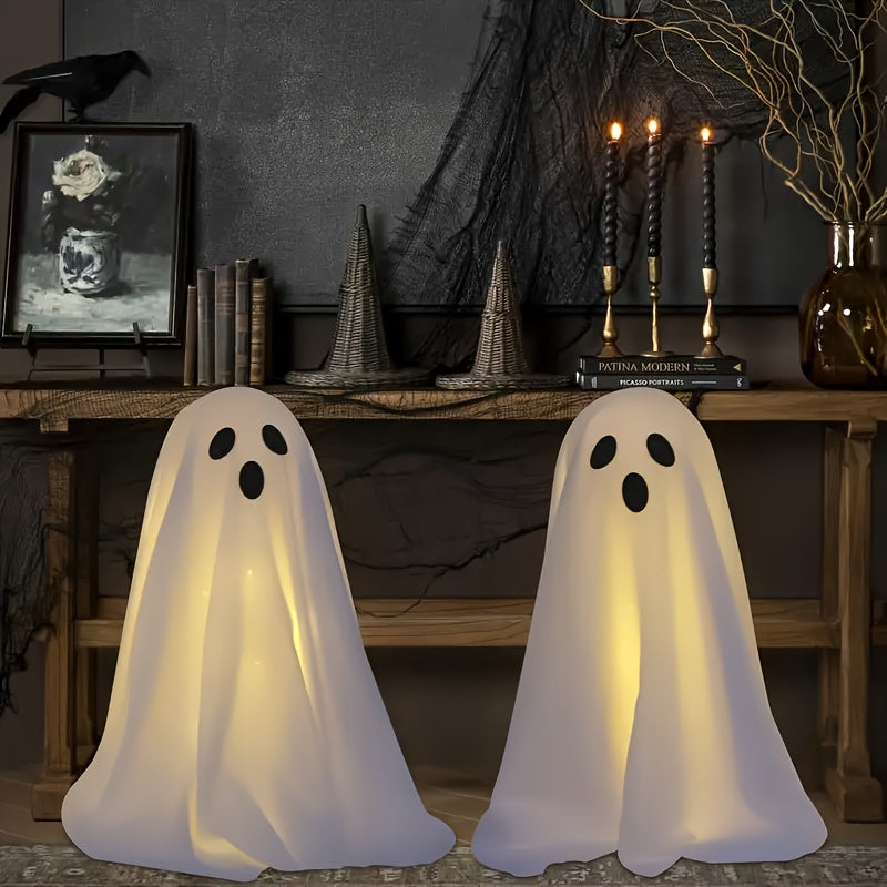 CYSKXYI Light Up Halloween Ghosts Decoration Set of 2